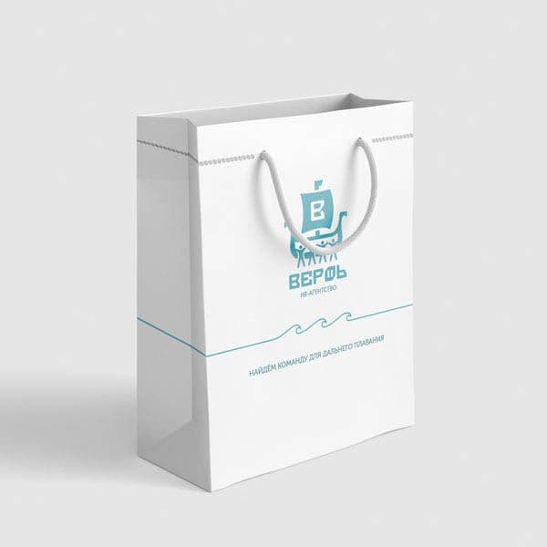 Печать на бумажных пакетах и пакетах ПВД