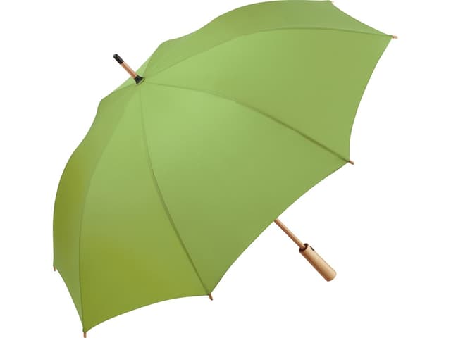 Зонт 7379 AC midsize bamboo umbrella ÖkoBrella lime