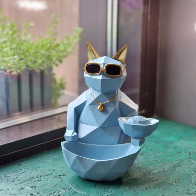 Статуэтка хранитель Кот фантазер