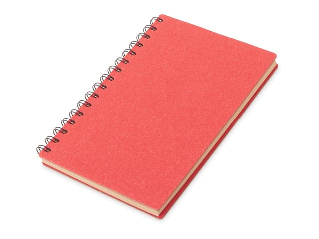 Блокнот на спирали в картонной обложке с переработанной бумагой Mania