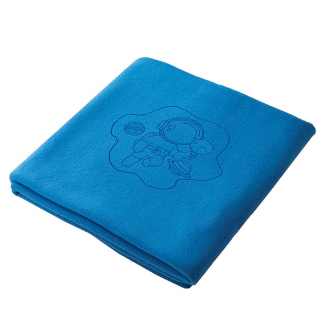 Плед"Color"; желтый; 130х150 см; флис 200 гр/м2; шелкография