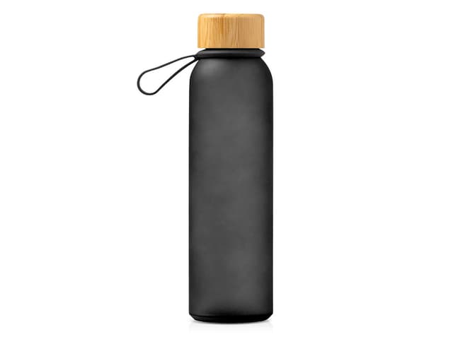 Бутылка из переработанного стекла VOZNAN черный