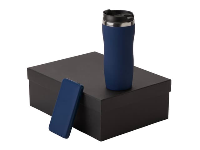 Подарочный набор c термокружкой С1 и повербанком С2