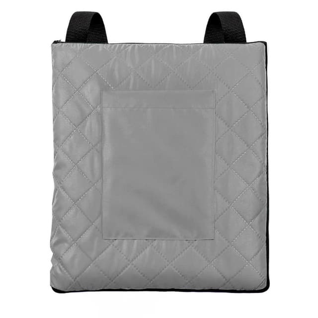 Плед для пикника"Rest"; серый; 115 х 140 см; двухсторонний материал флис 150 гр/м2+оксфорд 210 T