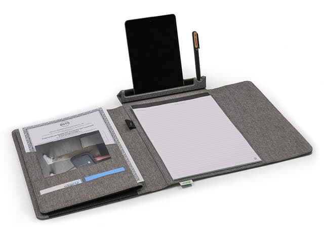 Портфолио А4 из RPET на молнии с отделением для ноутбука NotyFolio Eco