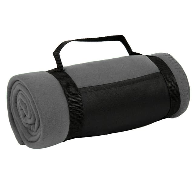 Плед"Color"; серый; 130х150 см; флис 200 гр/м2; шелкография