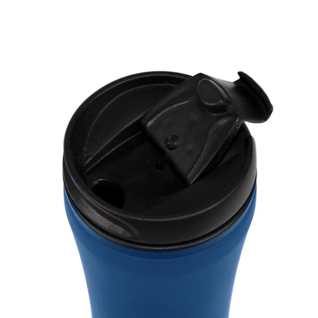 Термокружка FLOCK; 450 мл; синий; пластик/металл