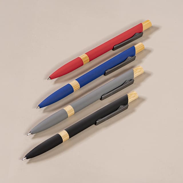 Ручка шариковая FRESCO черный/темно-серый