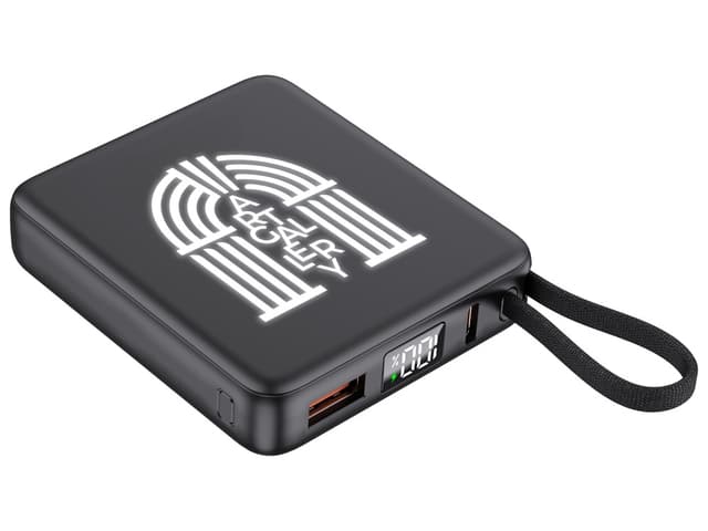 Внешний акуумулятор с подсветкой лого Nex