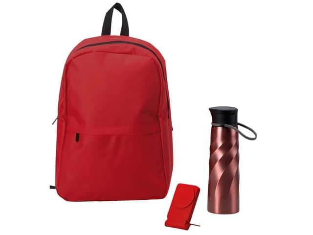 Подарочный набор с магнитным аккумулятором и бутылкой для воды Waterpower