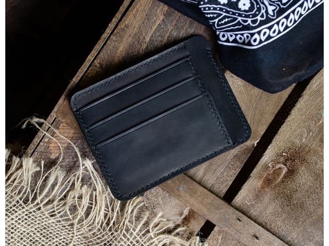 Картхолдер кожаный для автодокументов