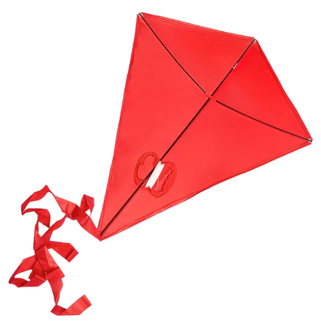 Воздушный змей"РОМБ"; красный; 70*60 см; полиэстер; шелкография