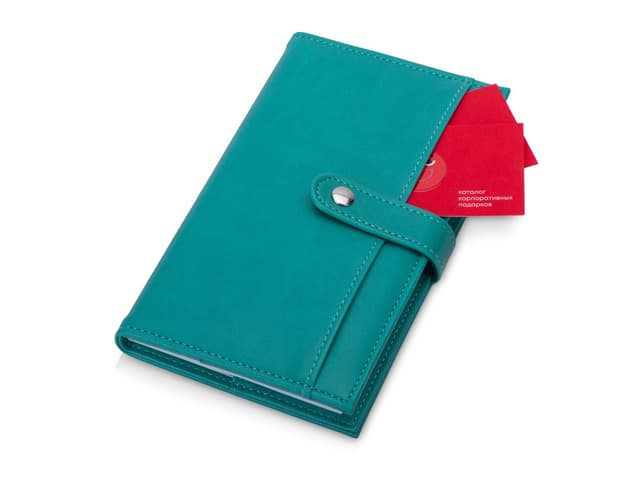 Блокнот-кошелек с сменным блоком А6 Wall Street