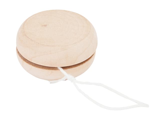 Деревянное йо-йо ROSKO с белым шнуром длиной 75 см