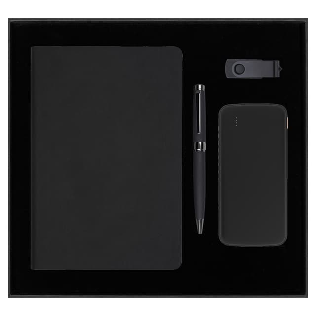 Набор подарочный Solution Prestige Quadro (Ежедневник